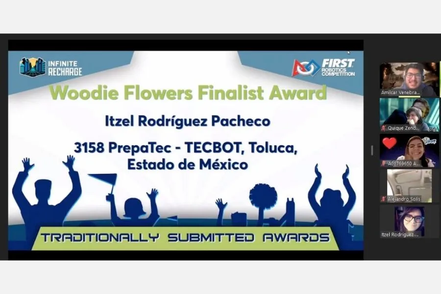 Woodie Flowers Award para el equipo de Tecbot