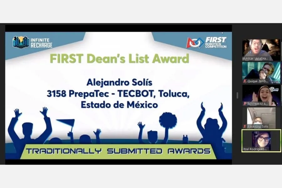 FIRST Dean's List Award para el equipo de Tecbot