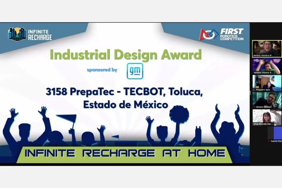 Industrial Design Award para el equipo de Tecbot