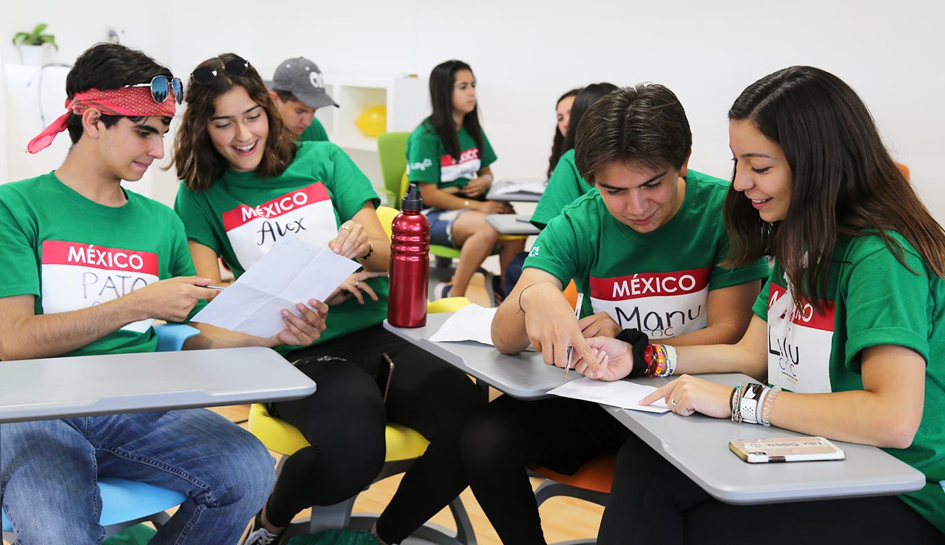 Alumnos que forman parte del grupo estudiantil de Carneros del Tecnológico de Monterrey.