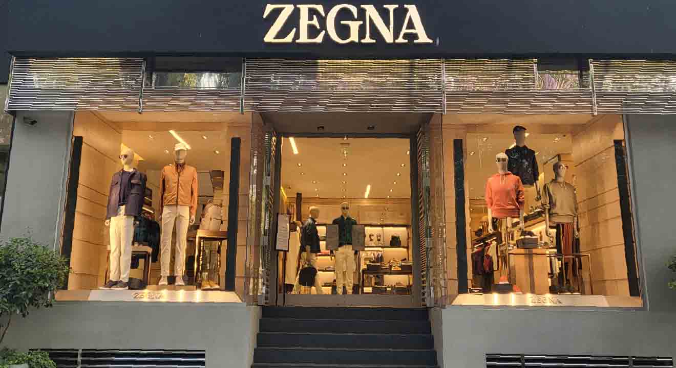 Exterior de la tienda Ermenegildo Zegna