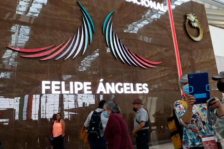El Aeropuerto Internacional Felipe Ángeles fue una de las obras insignia inauguradas por el gobierno en 2022.