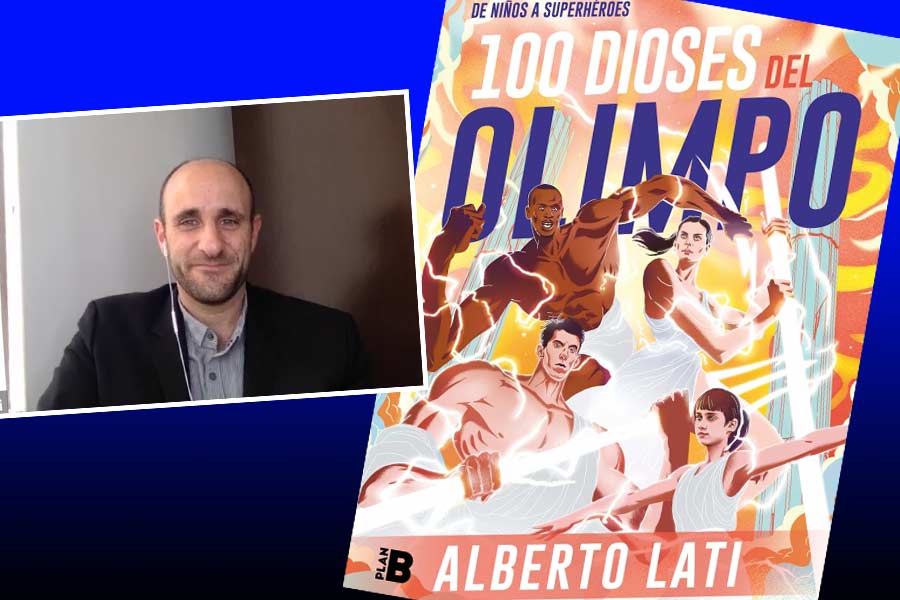 Alberto Lati presentó su libro 100 dioses del Olimpo.