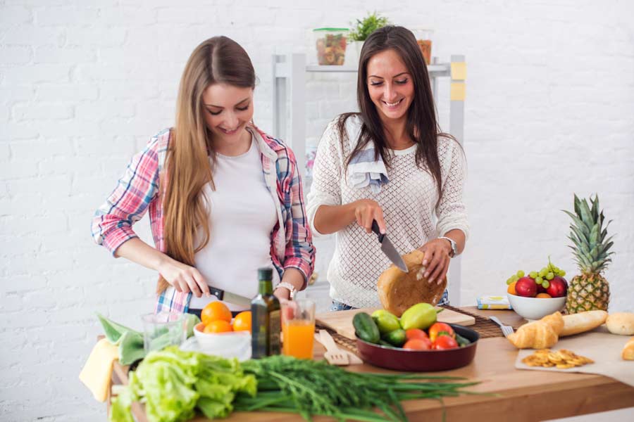 Procura preparar alimentos que tengan nutrientes que te den energía.