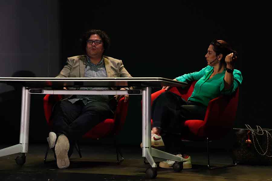 Antonio Ramos y Marcela García hablaron sobre el arte de escribir en VibrArt 2023.