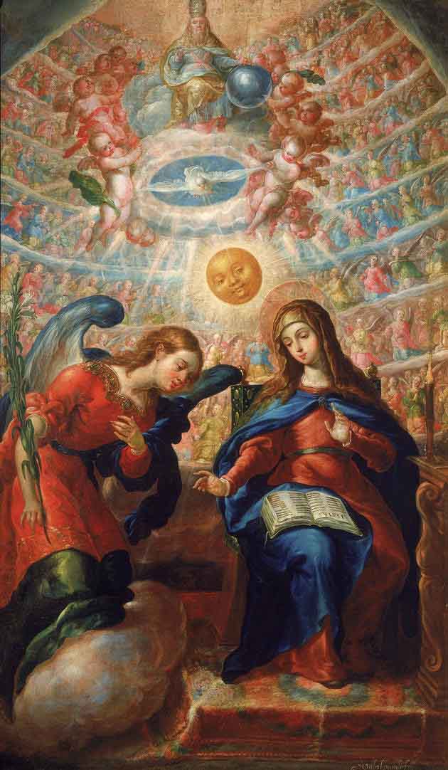 La historia de México en la pintura La Anunciación del Convento de Guadalupe Zacatecas