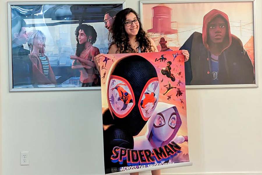 Astrid Cortés trabajó como manager de producción asociada en Spider-Man: Across the Spider-Verse.