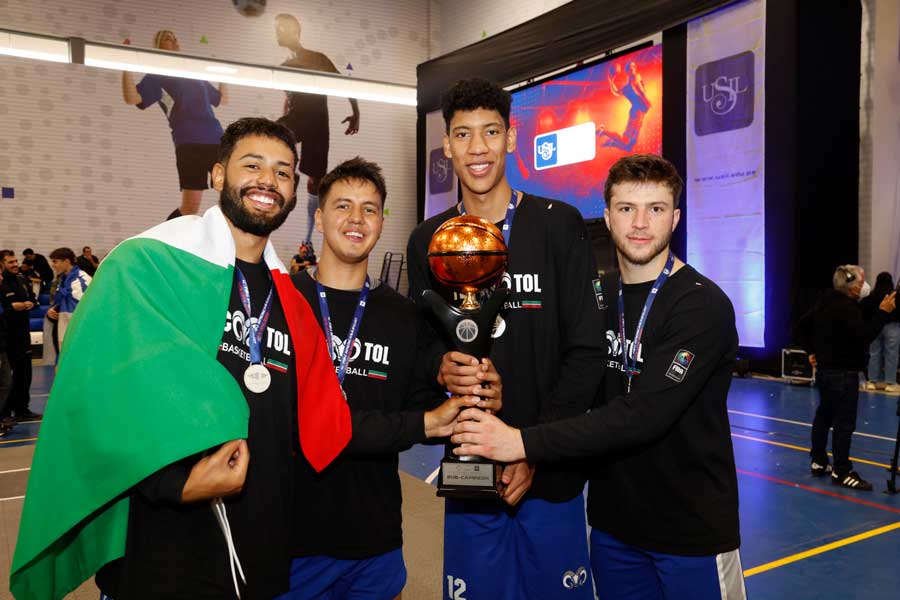 Jugadores de Borregos Toluca representaron a México en el torneo de basquetbol 3x3.