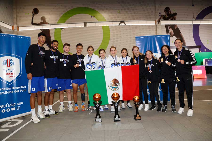 Los representativos de Borregos del Tec consiguieron la plata para México en basquetbol 3x3.