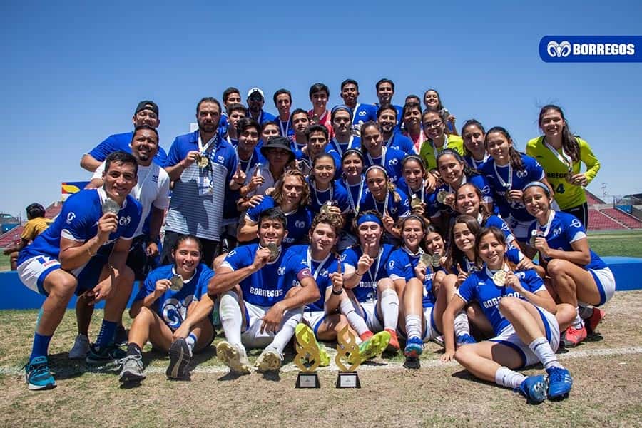 Borregos de fútbol soccer varonil y femenil ganaron la medalla de oro en la Universiada Nacional. 