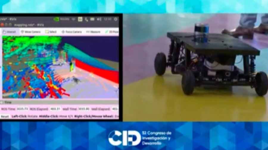 El equipo de desarrollo ofrece la integración de un robot con sensores para ser integrado en diferentes tipos de plataformas como montacargas, carritos de golf,