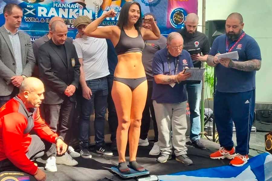 Boxeadora Alejandra Ayala