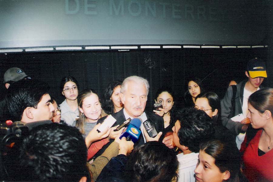 Carlos Fuentes en el Tec