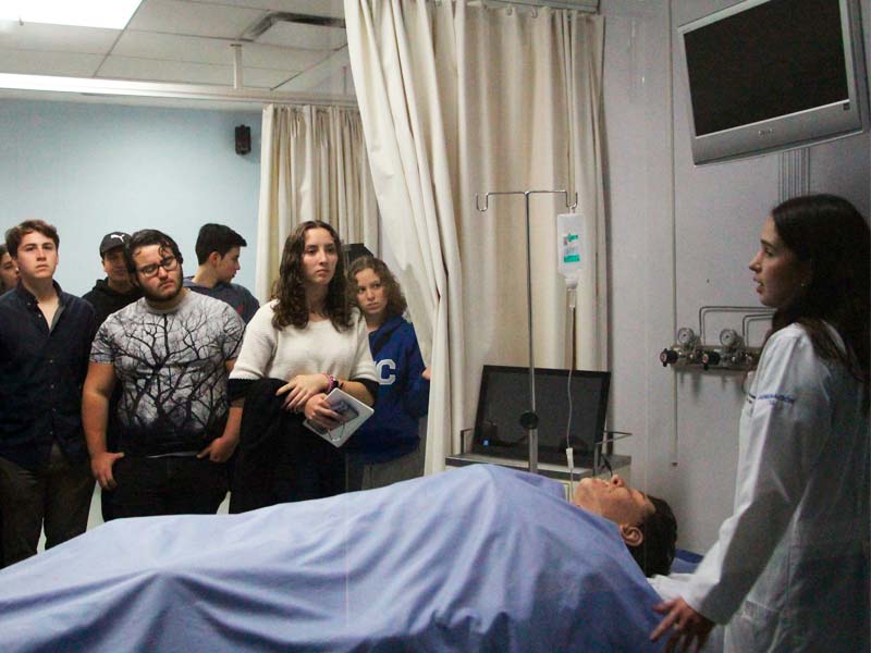 El taller de llevó a cabo en el Centro de Simulación Clínica de la Escuela de Medicina y Ciencias de la Salud del Tec.