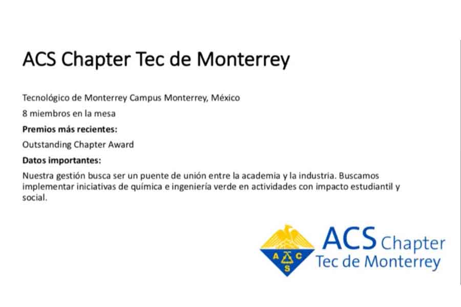 Chapter Química sin Fronteras Monterrey