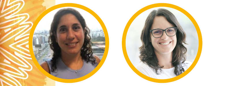 Claudia González y María Cifuentes de la Universidad Peruana de las Ciencias Aplicadas