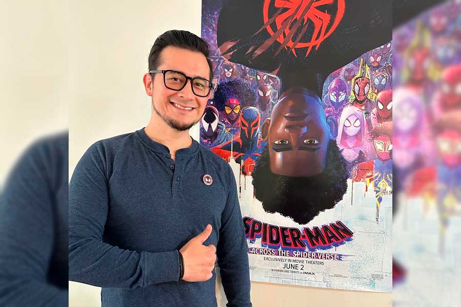 Daniel Hernández trabajó como animador 3D senior en la segunda película de superhéroe arácnido en el Spider-Verso.