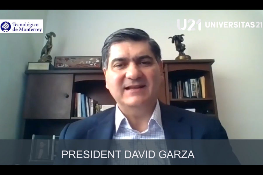 David Garza, rector y presidente ejecutivo del Tec de Monterrey.