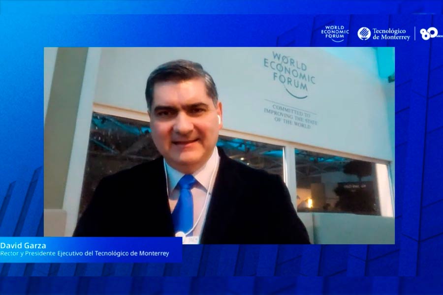 Rector explica participación del Tec de Monterrey en Foro de Davos. Noticias en tiempo real