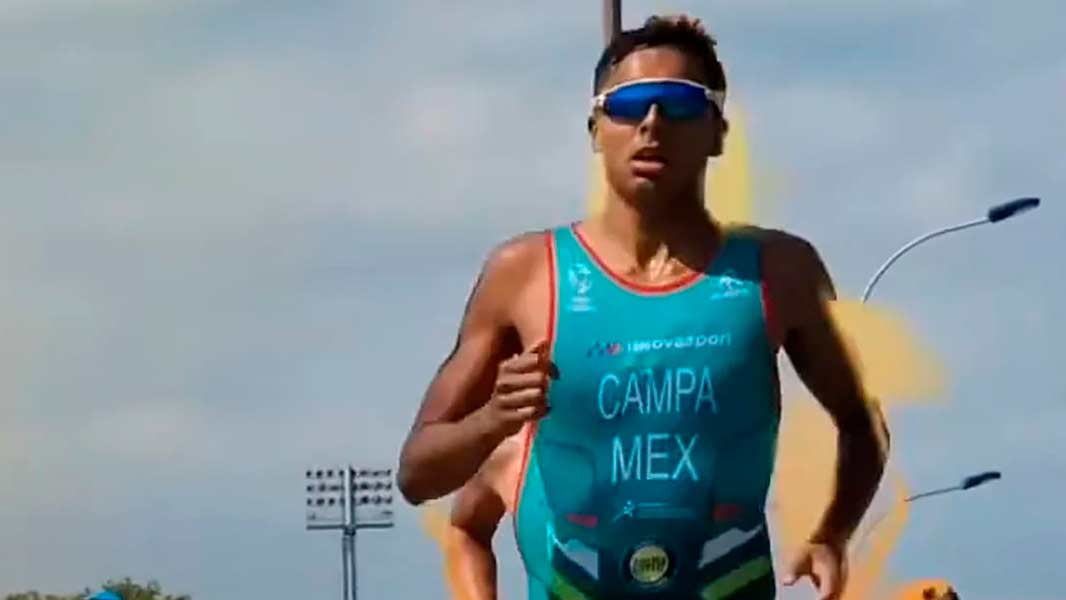 Alumno del Tec Guadalajara, Dylan Campa, es campeon nacional de Triatlón.