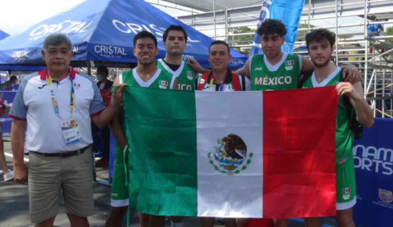 *Equipo varonil de básquetbol que representó a México en los Juegos Panamericanos Junior Cali Valle 2021. |Cortesía: Alfredo Pontón