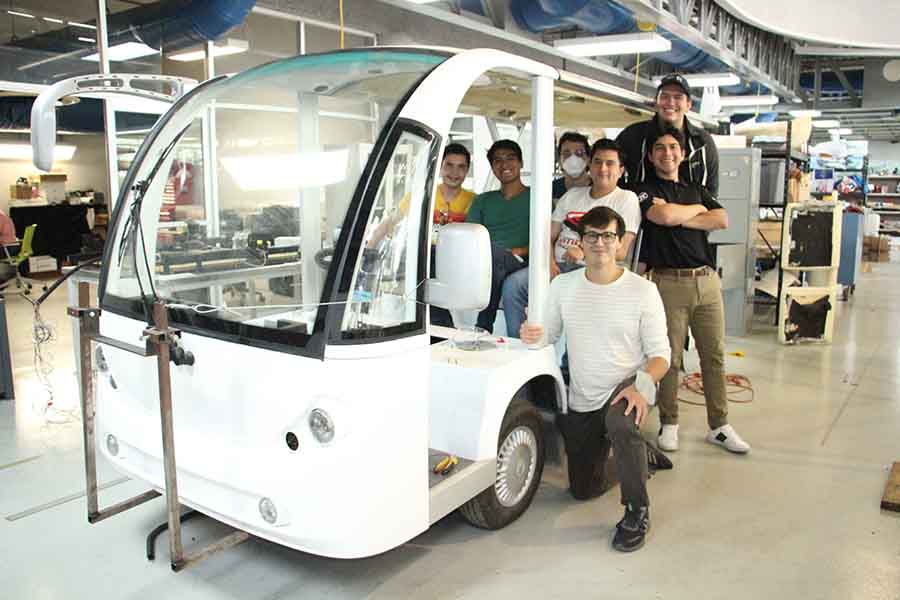 Este es el carro que golf que estudiantes de VantTec convertirán a autónomo.