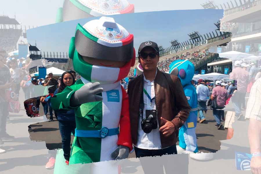 El estudiante ha sido voluntario en eventos nacionales e internacionales.