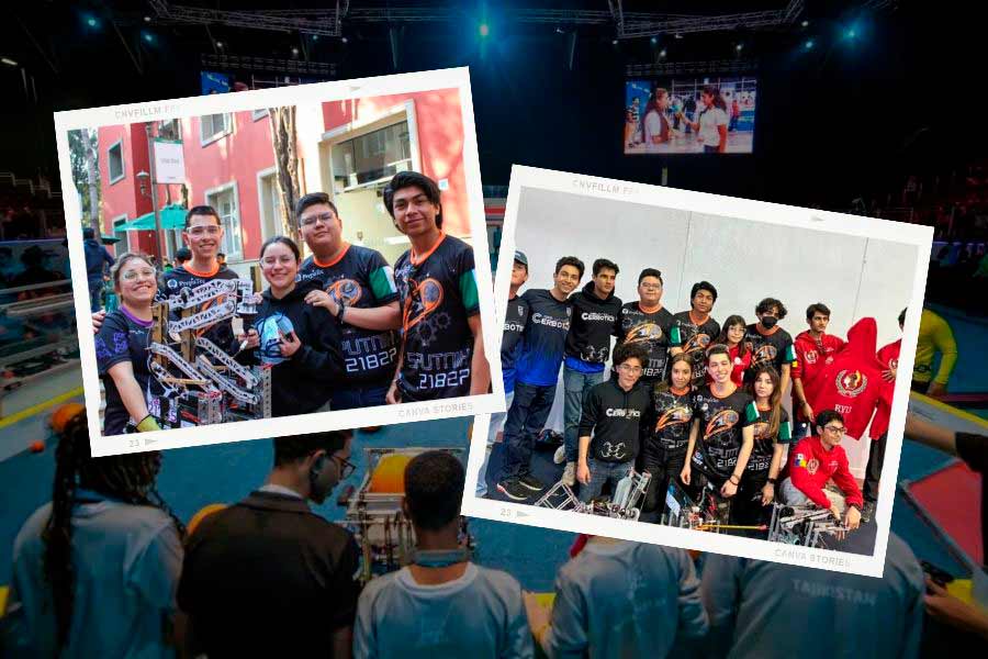 estudiantes de PrepaTec Ciudad de México ganan dos premios en regional de robótica