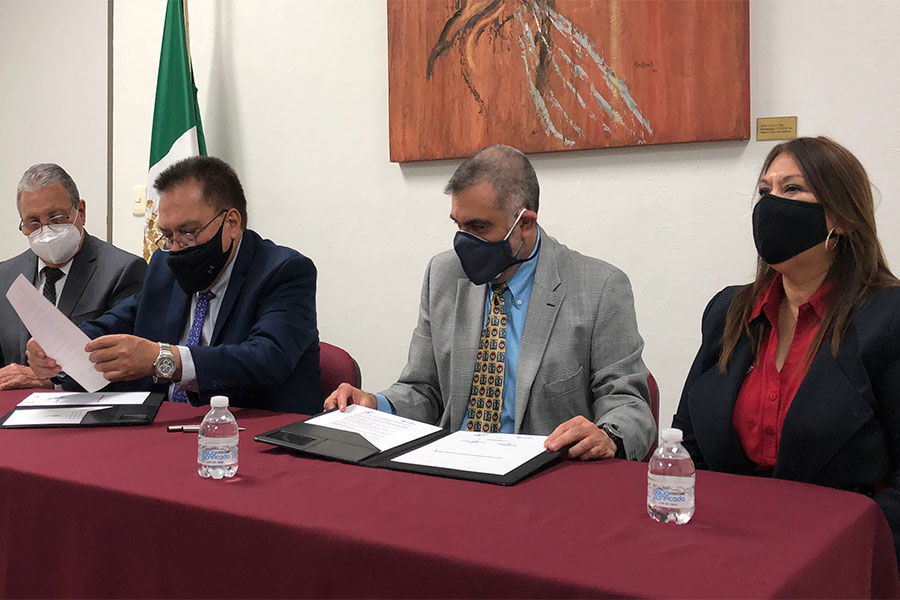 Firma de convenio entre el Tec de Monterrey campus Saltillo y Fiscalia del Estado