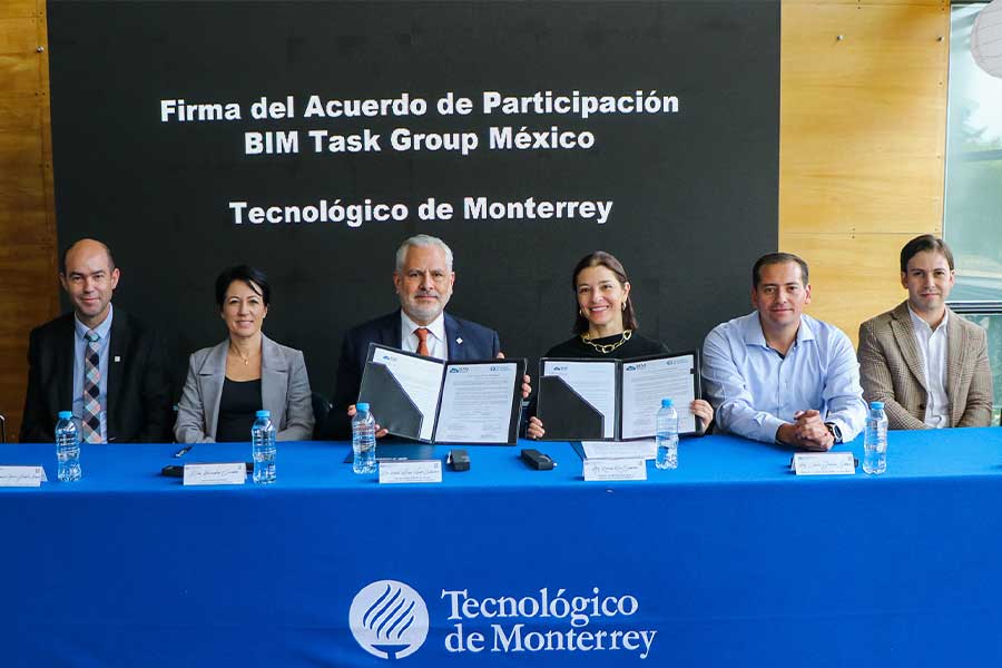 Tec y BIM Task Group México firman convenio por una vida sostenible