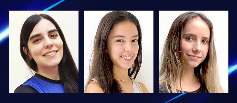 Nominadas y Ganadora Mejor Estudiante de Clases Deportivas Gala Borrego 2020