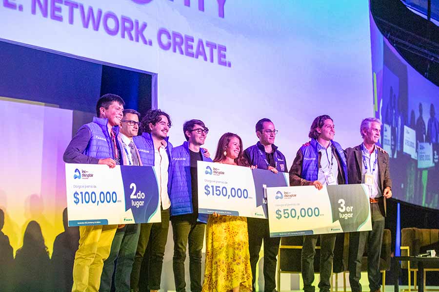 Fueron premiados los ganadores del reto INCmty Disruptair Challenge 2022.