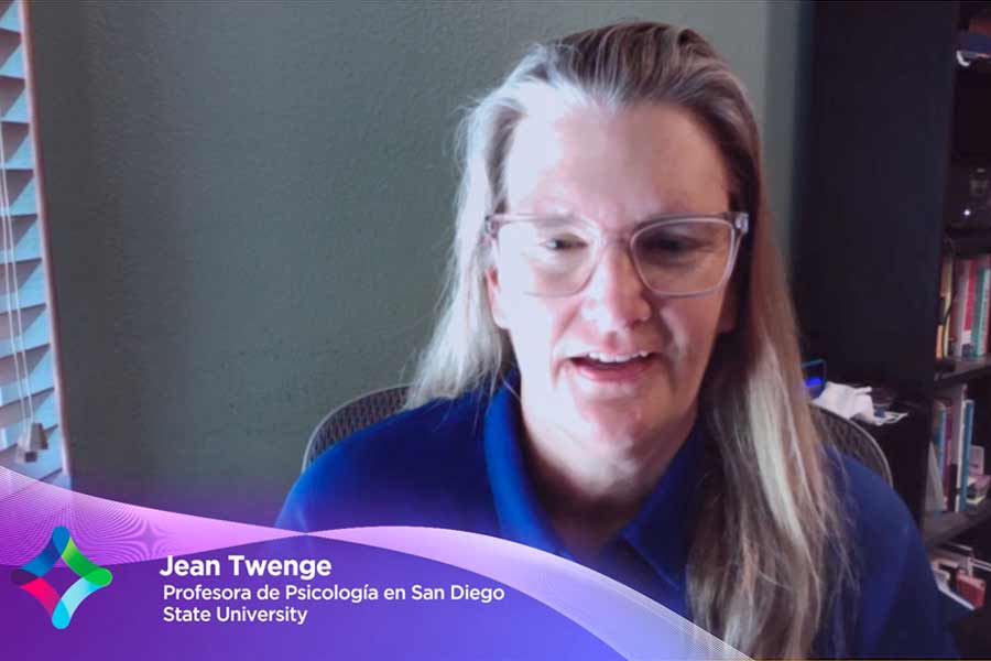 La psicóloga y autora Jean Twenge fue conferencista en la Reunión Nacional de Profesores 2022.
