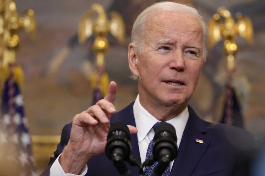 Joe Biden, presidente de Estados Unidos, apoya a Ucrania