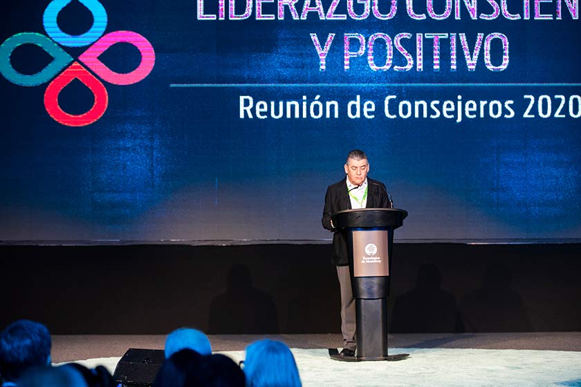 José Antonio Fernández Carbajal, presidente del Consejo Directivo del Tec en la Reunión de Consejeros 2020 del Tec de Monterrey