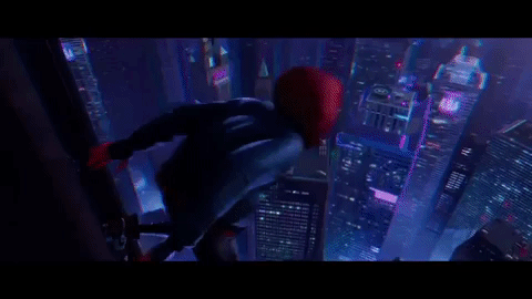 Spiderman en un edificio