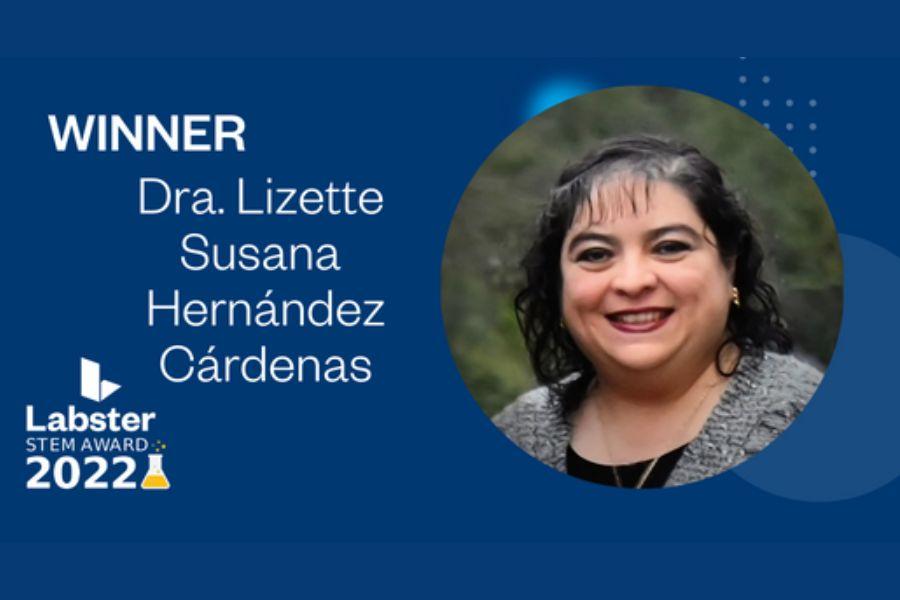 Lizette Hernández, ganadora del premio Labster a la Excelencia STEM 2022