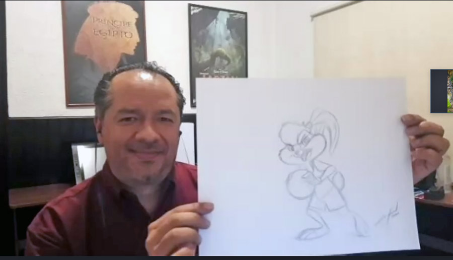 El mexicano animó a Lola Bunny para la secuela de Space Jam.