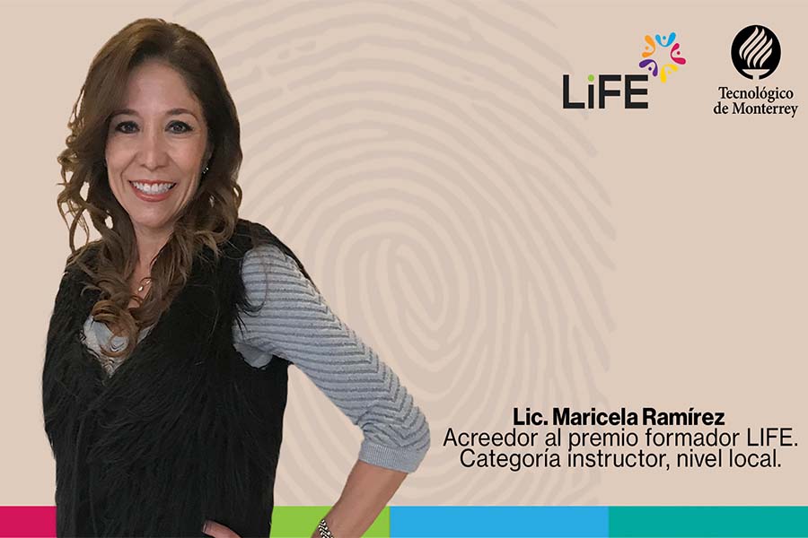 Maricela Ramírez fue galardonada con el premio de Formador LiFE en 2019