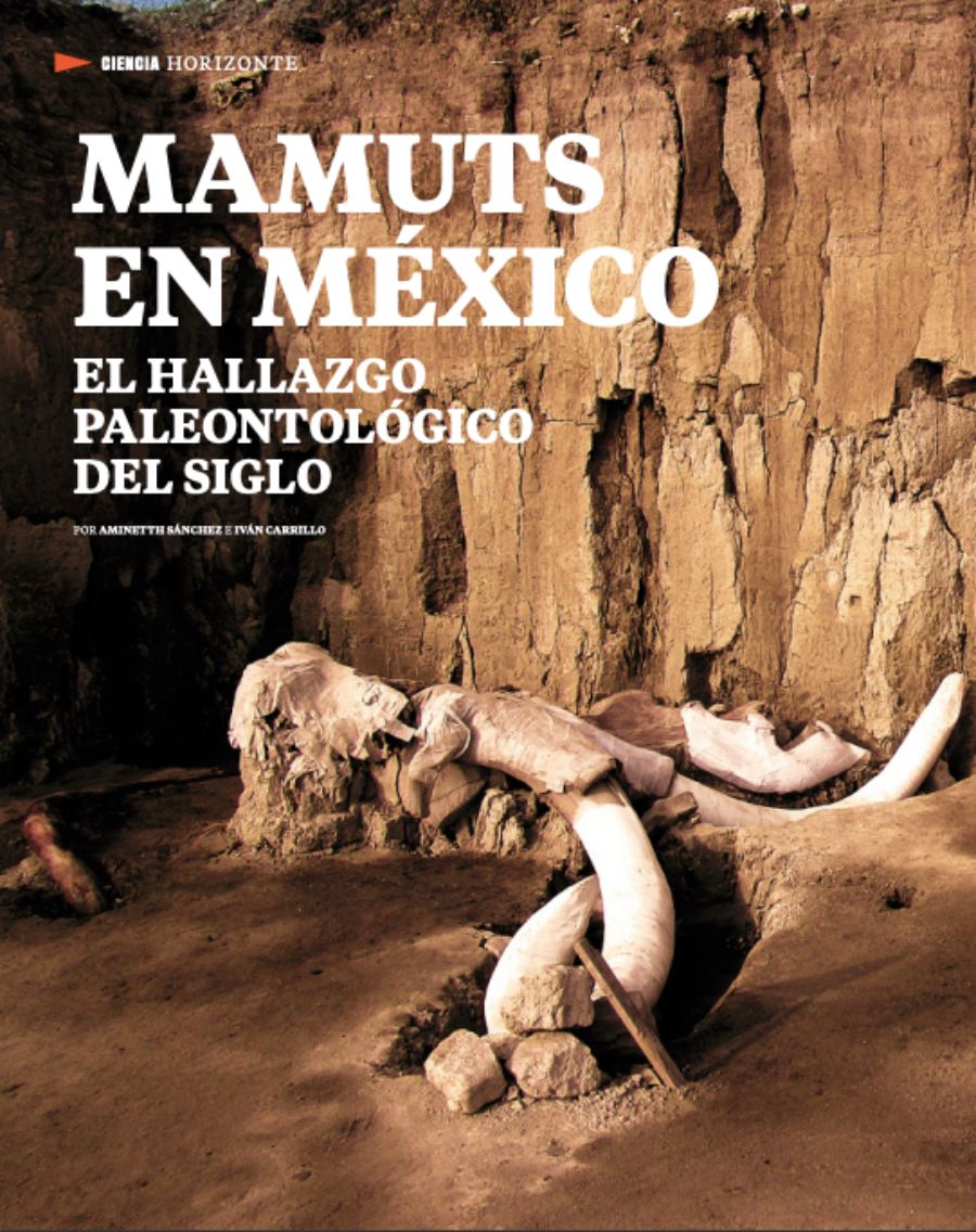 Artículo "Mamuts hallazgo paleontológico del siglo" en TecReview El Libro