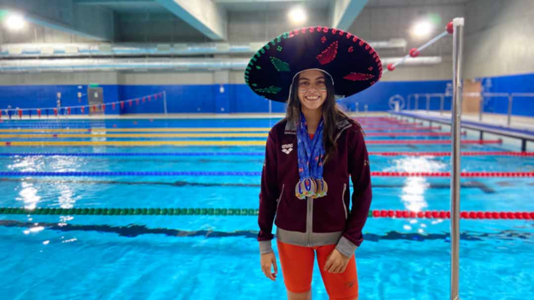 Maria Belen Santolaya ganadora de 5 medallas en Juegos Nacionales CONADE