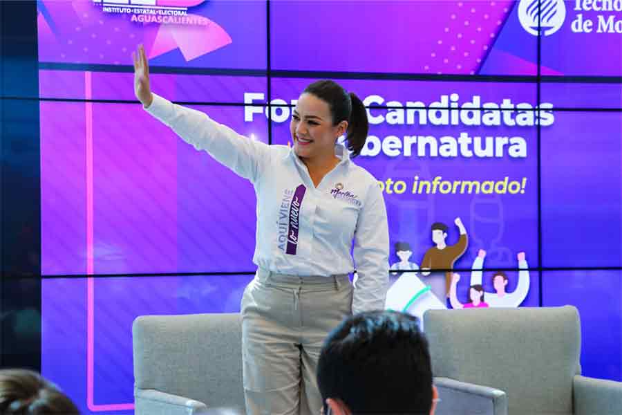 Martha Cecilia Márquez Alvarado, Candidata a la Gubernatura del Estado de Aguascalientes por el Partido del Trabajo y Partido Verde Ecologista de México