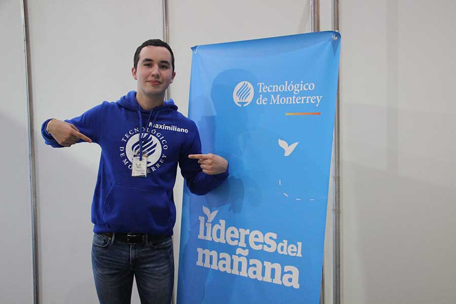 Maximiliano Guevara es parte de la novena generación de Líderes del Mañana del campus Monterrey.