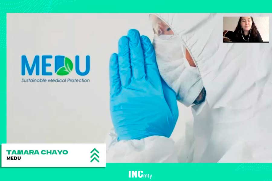 La startup produce prendas protectoras para especialistas médicos que son sustentables.