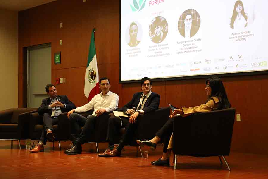 Mexico Carbon Forum, encuentro sobre huella de carbono con 500 especialistas en cambio climático. 
