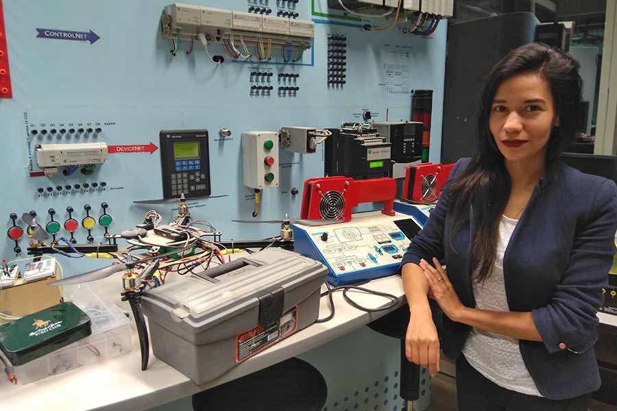 Nélida Lopez, es una de las mujeres en ciencia y tecnología del Tec de Monterrey