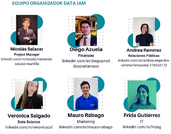Organizadores Data Jam 2020