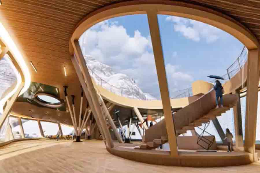 patio interior proyecto arquitectura snow art pavilion concurso internacional tec campus morelia