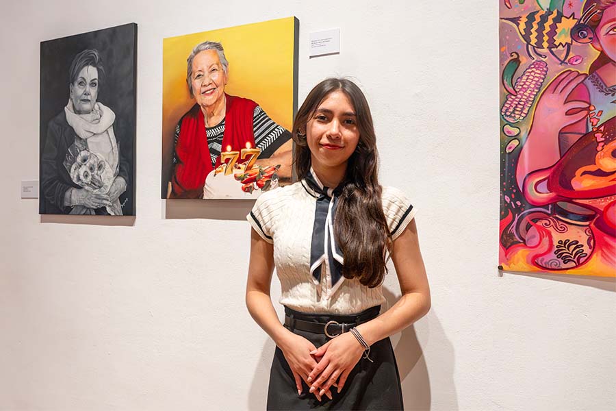 pintura abuela