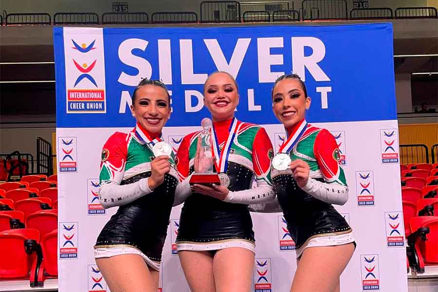 ¡Son de plata! estudiantes de CSF suben al podio en mundial de Cheer